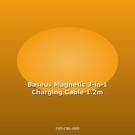 Baseus Magnetic 3-in-1 Καλώδιο Φόρτισης 1.2m