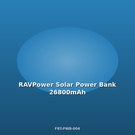 RAVPower Solar Power Bank 26800mAh
