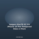Spigen GlasTR EZ Fit iPhone 15 Pro Tempered Glass 2τμχ