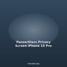 PanzerGlass Privacy Screen iPhone 15 Pro