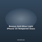 Baseus Anti-Blue Light iPhone 15 Tempered Glass