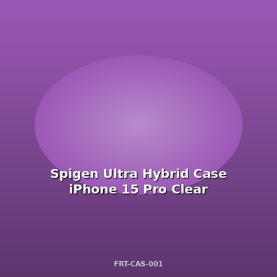 Spigen Ultra Hybrid Θήκη iPhone 15 Pro Διάφανη-1