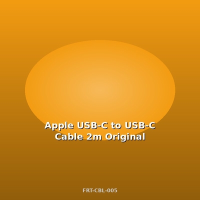 Apple USB-C σε USB-C Καλώδιο 2m Γνήσιο-1