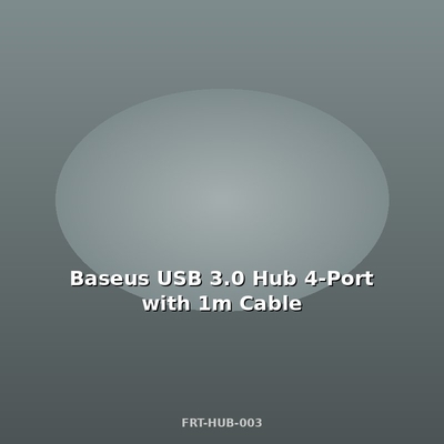 Baseus USB 3.0 Hub 4 Θυρών με Καλώδιο 1m-1