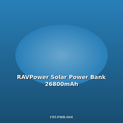 RAVPower Solar Power Bank 26800mAh-1