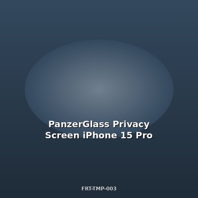 PanzerGlass Privacy Screen iPhone 15 Pro-1