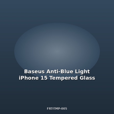 Baseus Anti-Blue Light iPhone 15 Tempered Glass-1