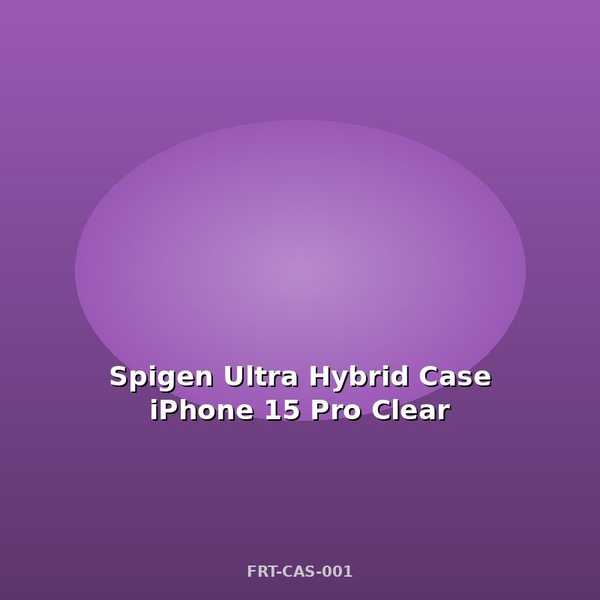 Spigen Ultra Hybrid Θήκη iPhone 15 Pro Διάφανη