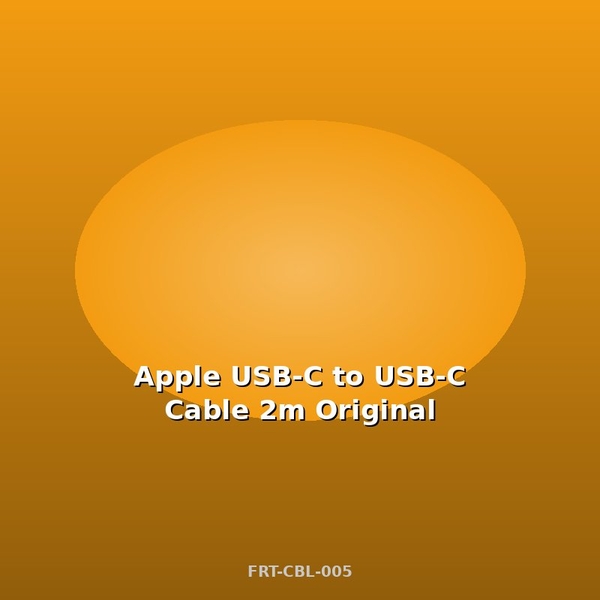 Apple USB-C σε USB-C Καλώδιο 2m Γνήσιο