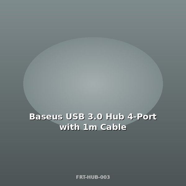 Baseus USB 3.0 Hub 4 Θυρών με Καλώδιο 1m