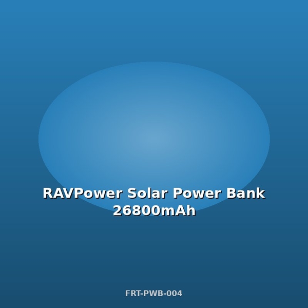 RAVPower Solar Power Bank 26800mAh