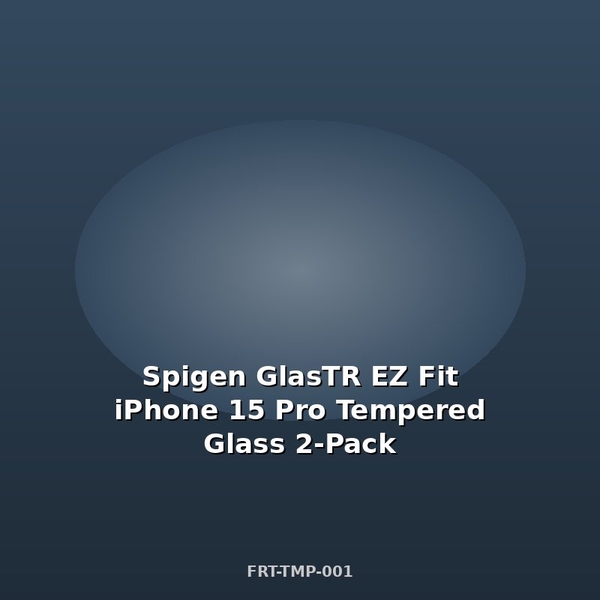 Spigen GlasTR EZ Fit iPhone 15 Pro Tempered Glass 2τμχ